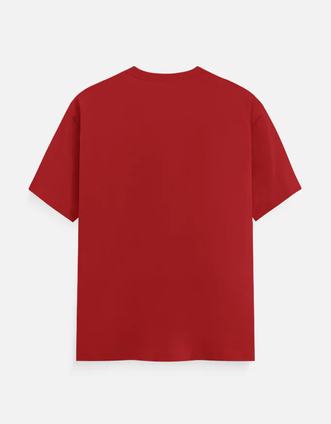 Unisex Classic Crew T-Shirt Black Red