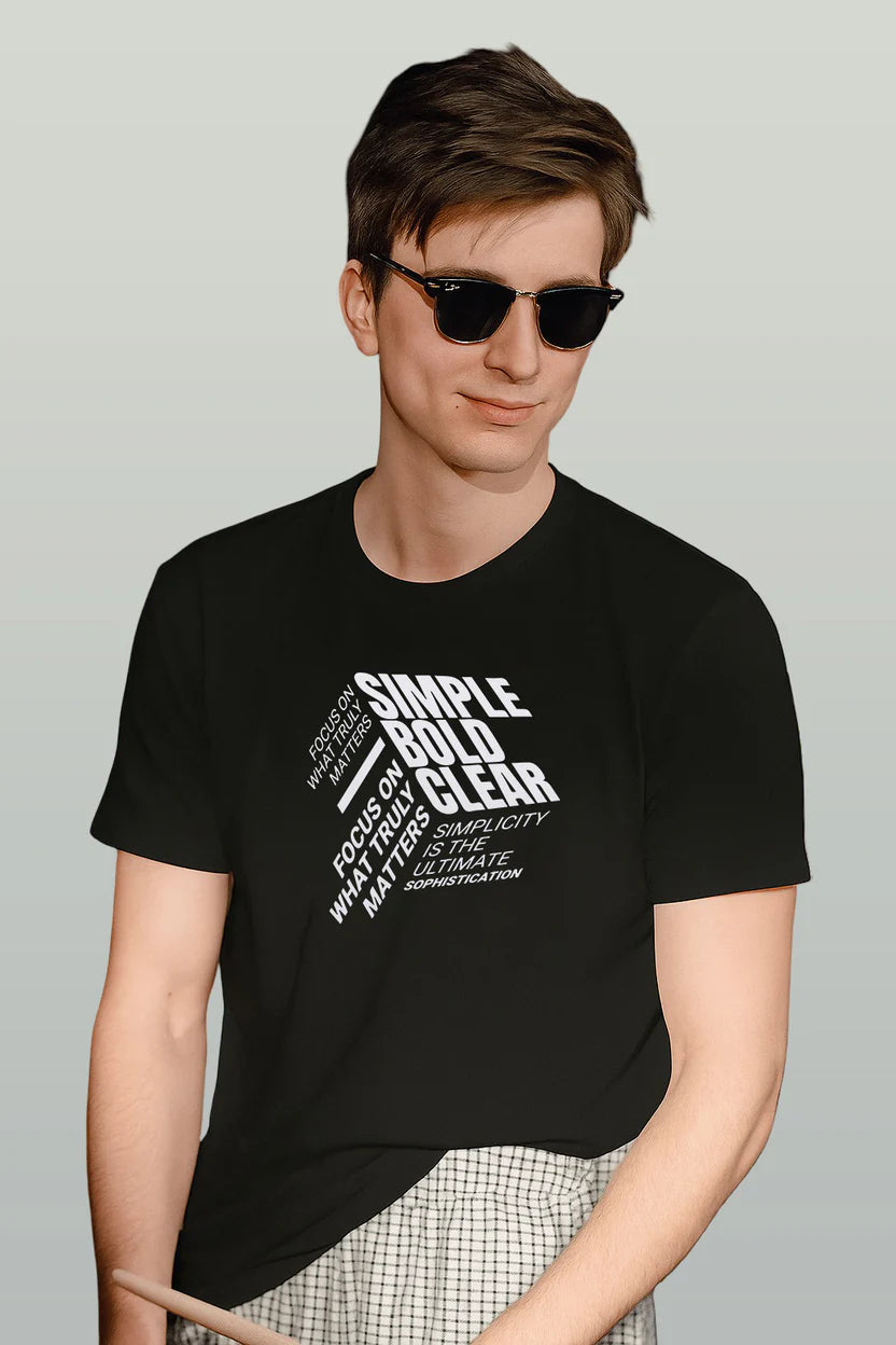 Unisex Classic Crew T-Shirt Black